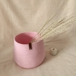 Фото из отзыва к Шнур вязаный 5 мм розовый светлый с сердечником