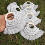 Фото из отзыва к Трёхпрядная веревка 5 мм, лён