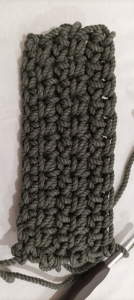 Фото из отзыва к Трёхпрядная веревка 5 мм, хаки тёмный