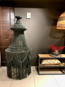 Фото из отзыва к Трёхпрядная веревка 3 мм, хаки тёмный