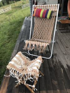 Фото из отзыва к Гамаковый шнур 5 мм, карамельный