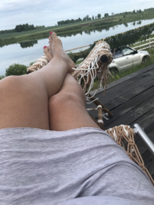 Фото из отзыва к Гамаковый шнур 5 мм, карамельный