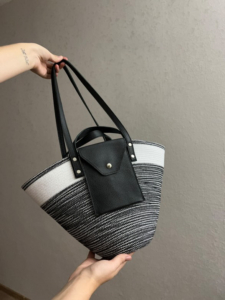 Фото из отзыва к Шнур вязаный 5 мм белый с сердечником