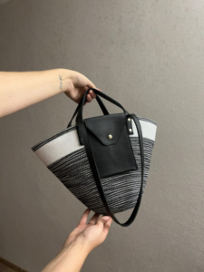 Фото из отзыва к Шнур вязаный 5 мм белый с сердечником