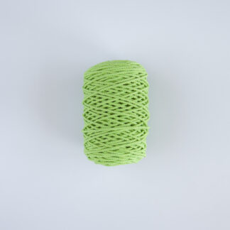 Трёхпрядная веревка 3 мм зелёный