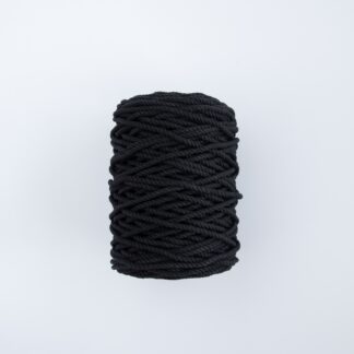 Трёхпрядная верёвка 5 мм чёрный