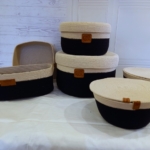 Фото из отзыва к Шнур плетёный 5 мм песочный с сердечником