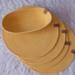 Фото из отзыва к Шнур плетёный 5 мм жёлтый с сердечником