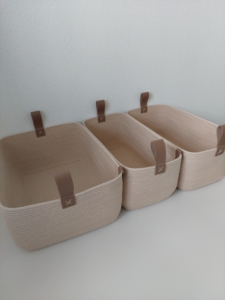 Фото из отзыва к Шнур плетёный 5 мм песочный с сердечником