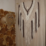 Фото из отзыва к Трёхпрядная веревка 3 мм, песочный