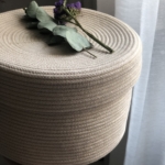 Фото из отзыва к Шнур плетёный 5 мм песочный с сердечником