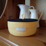 Фото из отзыва к Шнур плетёный 5 мм жёлтый с сердечником