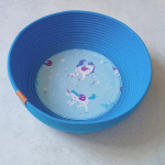 Фото из отзыва к Шнур плетёный 5 мм бирюзовый с сердечником