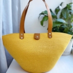 Фото из отзыва к Шнур плетёный 5 мм горчичный светлый с сердечником