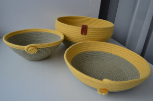 Фото из отзыва к Шнур плетёный 5 мм жёлтый с сердечником