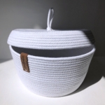 Фото из отзыва к Шнур плетёный 5 мм белый с сердечником