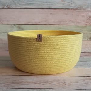 Фото из отзыва к Шнур плетёный 5 мм жёлтый с сердечником