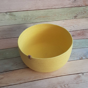 Фото из отзыва к Шнур плетёный 5 мм жёлтый с сердечником