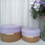 Фото из отзыва к Шнур плетёный 5 мм сиреневый с сердечником