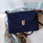 Фото из отзыва к Шнур плетёный 5 мм синий тёмный с сердечником