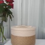 Фото из отзыва к Шнур плетёный 5 мм песочный с сердечником