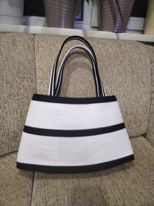 Фото из отзыва к Шнур плетёный 5 мм белый с сердечником