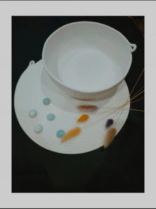 Фото из отзыва к Шнур плетёный 5 мм белый с сердечником