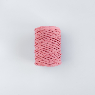 Шнур вязаный 5 мм розовый персик
