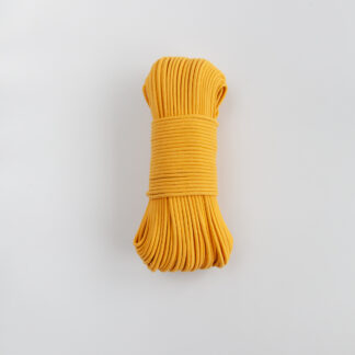 Шнур плетёный 5 мм с сердечником горчичный светлый