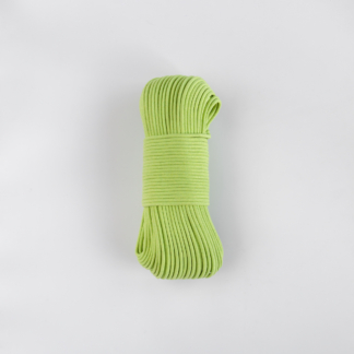 Шнур плетёный 5 мм с сердечником салатовый
