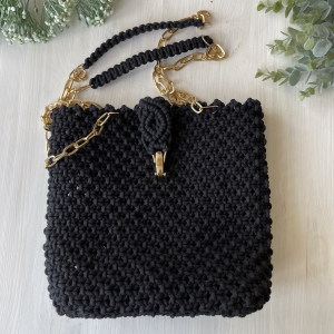 Фото из отзыва к Шнур плетёный 3 мм чёрный с цветным сердечником