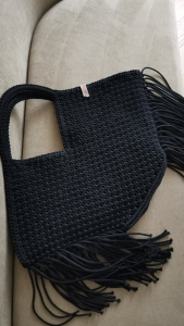 Фото из отзыва к Шнур плетёный 3 мм чёрный с цветным сердечником