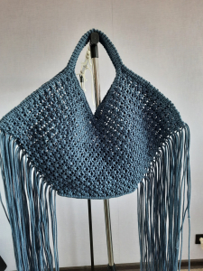 Фото из отзыва к Шнур плетёный 3 мм чёрный с сердечником