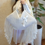 Фото из отзыва к Шнур плетёный 3 мм молочный с цветным сердечником