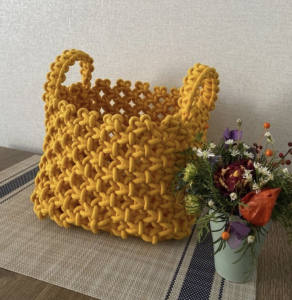 Фото из отзыва к Видео-урок Корзина макраме