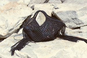 Фото из отзыва к Шнур плетёный 3 мм чёрный с сердечником