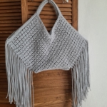 Фото из отзыва к Шнур плетёный 3 мм серый светлый с цветным сердечником