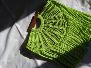 Фото из отзыва к Шнур плетёный 3 мм салатовый с цветным сердечником