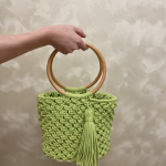 Фото из отзыва к Шнур плетёный 3 мм салатовый с цветным сердечником