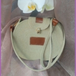 Фото из отзыва к Шнур вязаный 5 мм молочный (люрекс золото) с сердечником