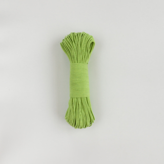 Шнур плетёный 3 мм с сердечником зелёный