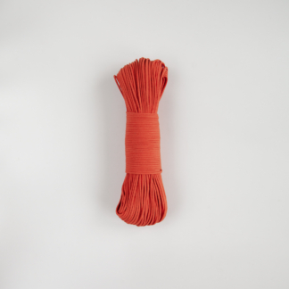 Шнур плетёный 3 мм с сердечником оранжевый
