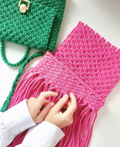 Фото из отзыва к Шнур вязаный 5 мм, 100 м, зелёный