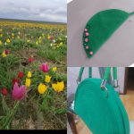 Фото из отзыва к Шнур вязаный 5 мм зелёный с сердечником