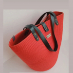 Фото из отзыва к Шнур плетёный 5 мм терракотовый с сердечником