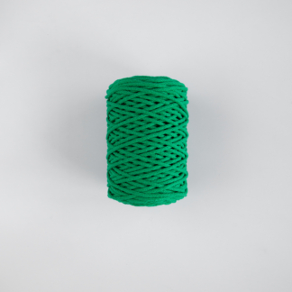 Шнур вязаный 5 мм зелёный