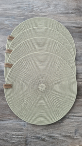 Фото из отзыва к Шнур вязаный 5 мм шалфей с сердечником