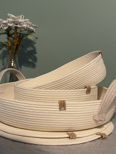 Фото из отзыва к Шнур вязаный 5 мм шалфей с сердечником