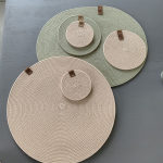 Фото из отзыва к Шнур вязаный 5 мм шалфей с сердечником