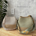 Фото из отзыва к Шнур вязаный 5 мм шалфей с сердечником